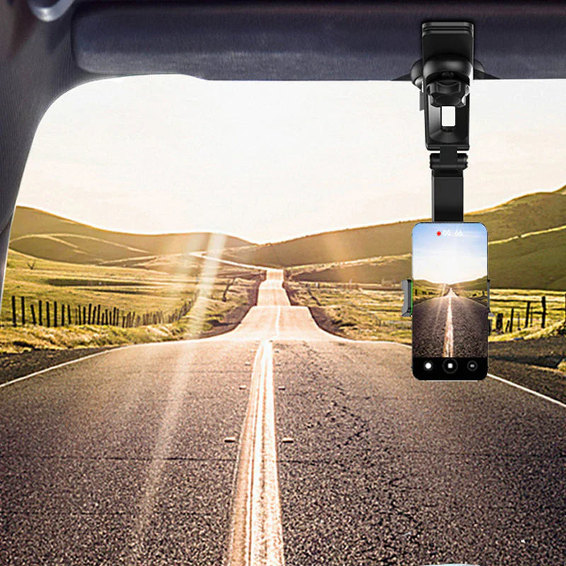 Porte-téléphone Pivotant pour Pare-soleil - Sécurité et Flexibilité sur la Route!