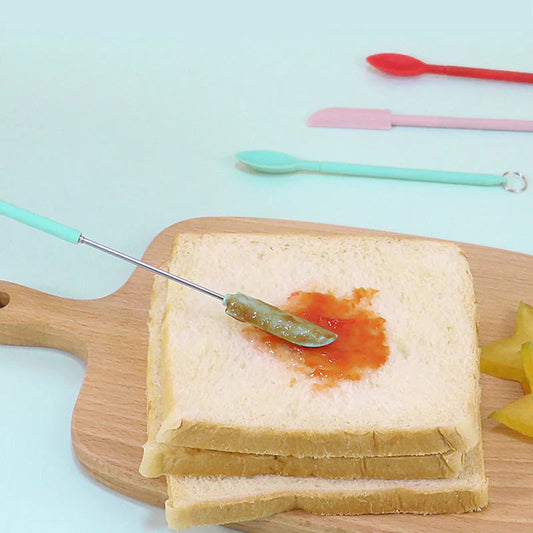 Mini-cuillère Pliable en Silicone - Pratique et Peu Encombrante