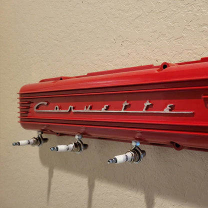 Crochet Mural Unique en Son Genre au Design de Bougies D' Allumage - Parfait pour les Fans de Voitures!