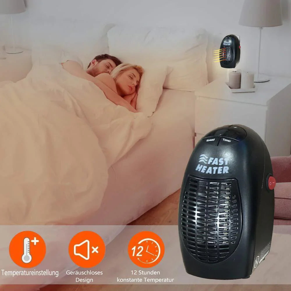 Mini Chauffage Portable - Efficace, Sûr et Utilisable Partout