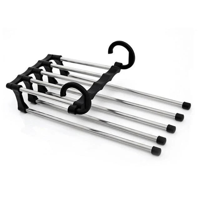 Porte-pantalons Multiples pour un Gain de Place