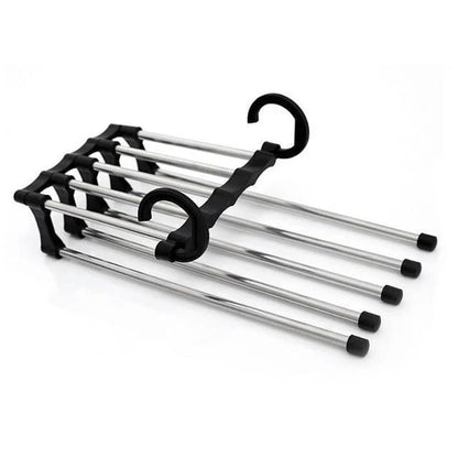 Porte-pantalons Multiples pour un Gain de Place