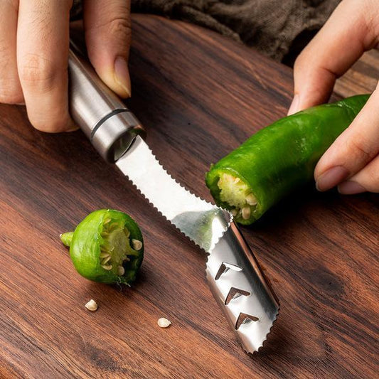 Enlève - Graines en Acier Inoxydable pour les Légumes et les Fruits