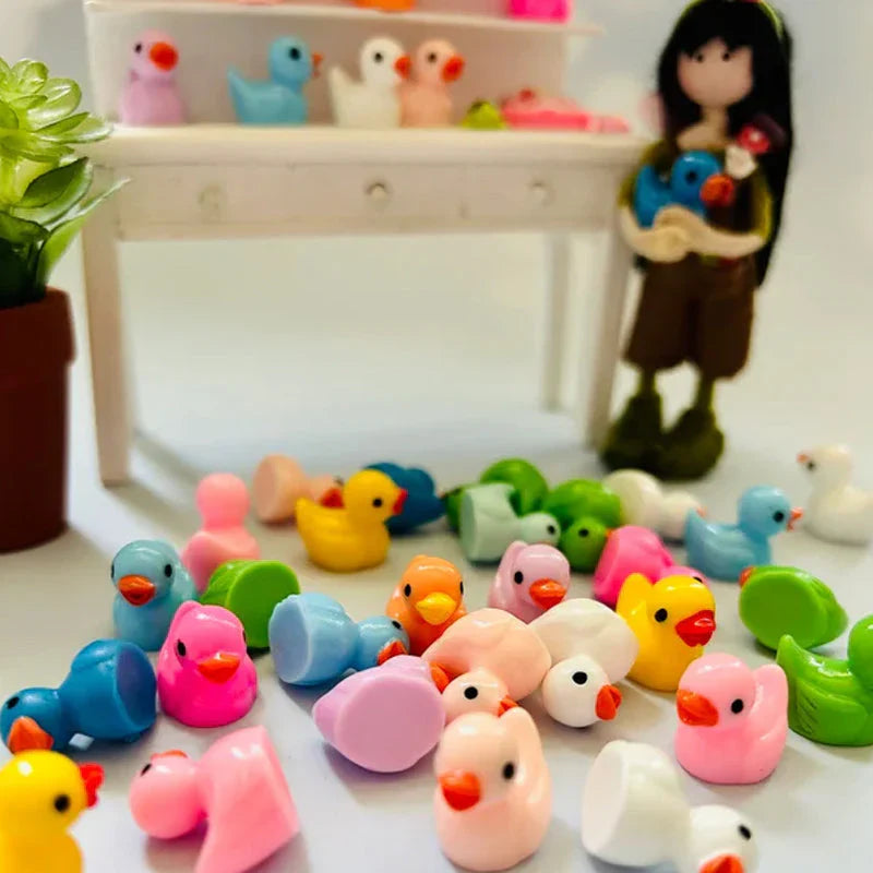Mini Décoration de Canards Jaunes