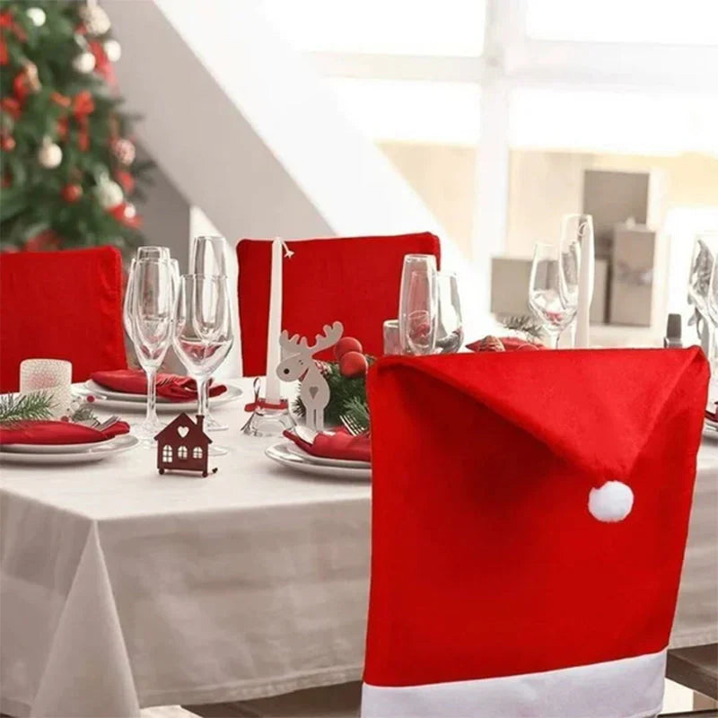 Housses de Chaises Magie de Noël - une Décoration de Fête pour Tes Chaises
