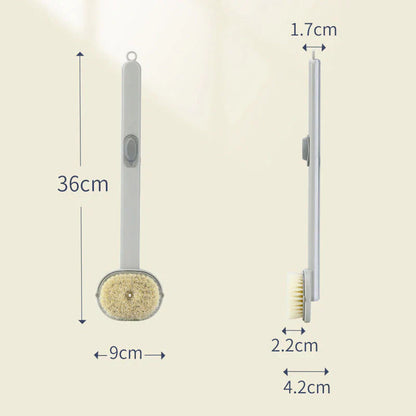 Brosse de Douche Douce avec Long Manche