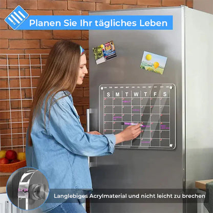 Planificateur Magnétique pour Réfrigérateur avec Set de Mémos