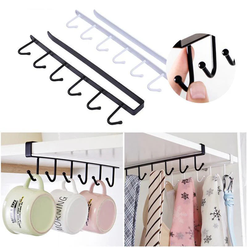 Etagère à Crochets pour Gagner de la Place, 2 Pièces