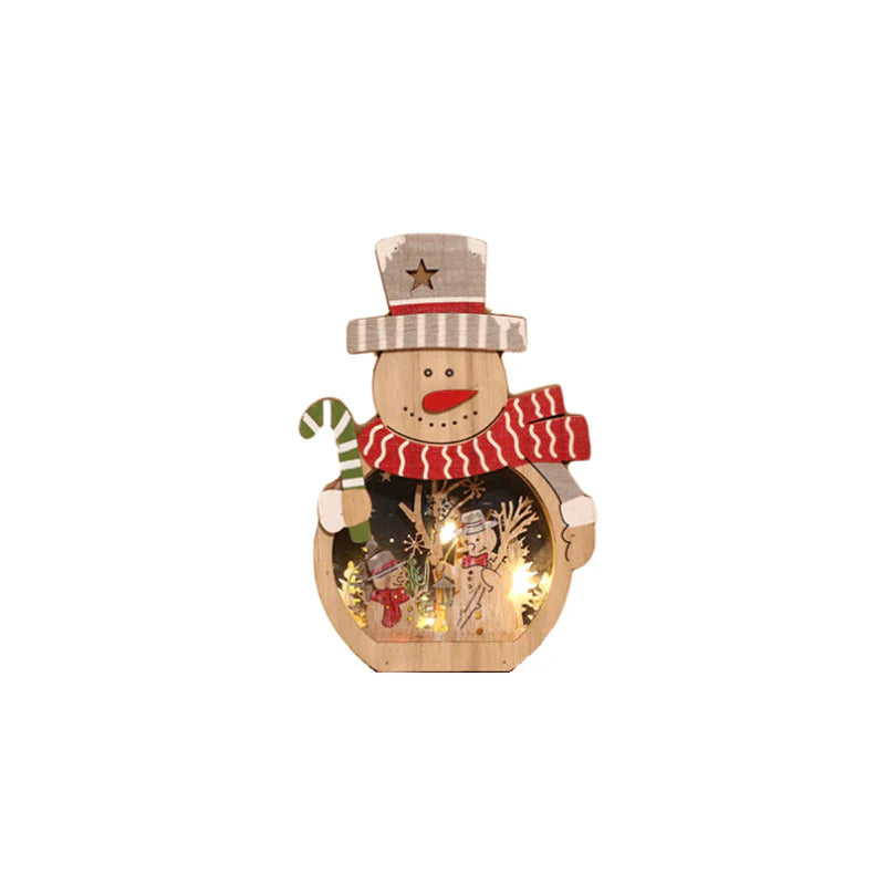 Les Lumières de Noël Led en Bois