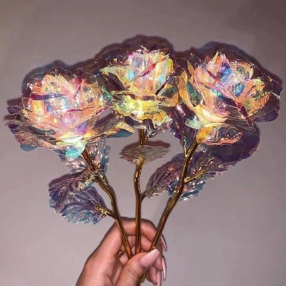 La Rose de la Galaxie Multicolore - un Signe Éternel D' Amour