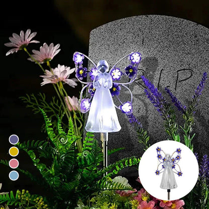 Lampe Angélique Solaire Étanche - un Symbole de Souvenir & D' Espoir