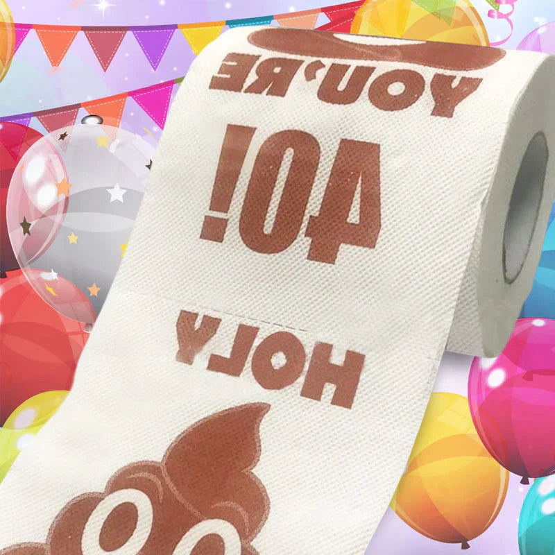 Papier Toilette Amusant - le Plaisir de la Fête pour chaque Salle de Bain