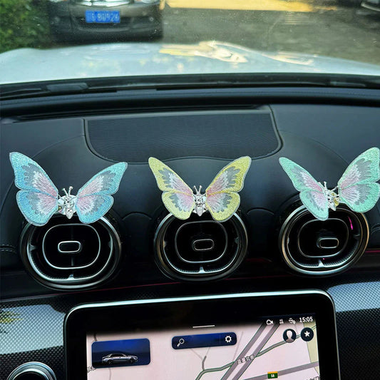 Porte-voiture Papillon Parfumé - une Fraîcheur Stylée pour Ta Voiture