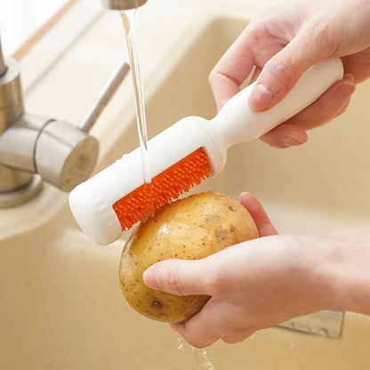 Schälfix - Couteau à Éplucher 2 en 1 avec Récipient de Récupération