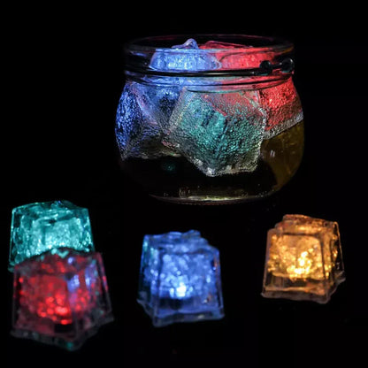 Les Lumières Led pour Glaçons - Kit D' Éclairage Multicolore (12 Pièces)