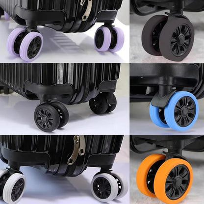 Housses de Protection en Silicone pour Roulettes de Valises - Protection & Réduction du Bruit