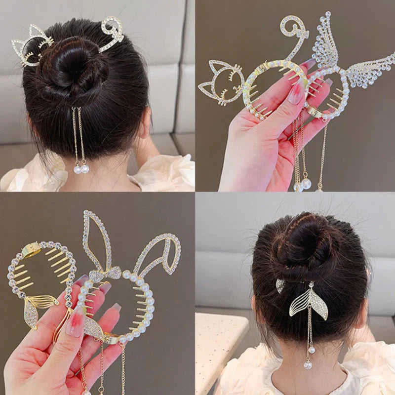 Pince à Cheveux Élégante pour Chignon