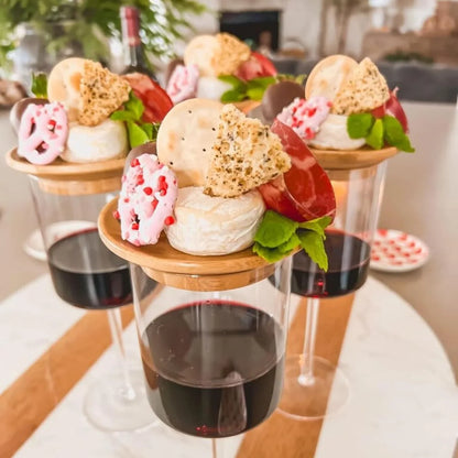 Elégant Verre à Vin - Parfait pour le Vin et les Snacks
