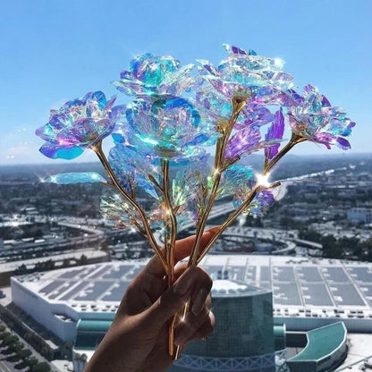 La Rose de la Galaxie Multicolore - un Signe Éternel D' Amour