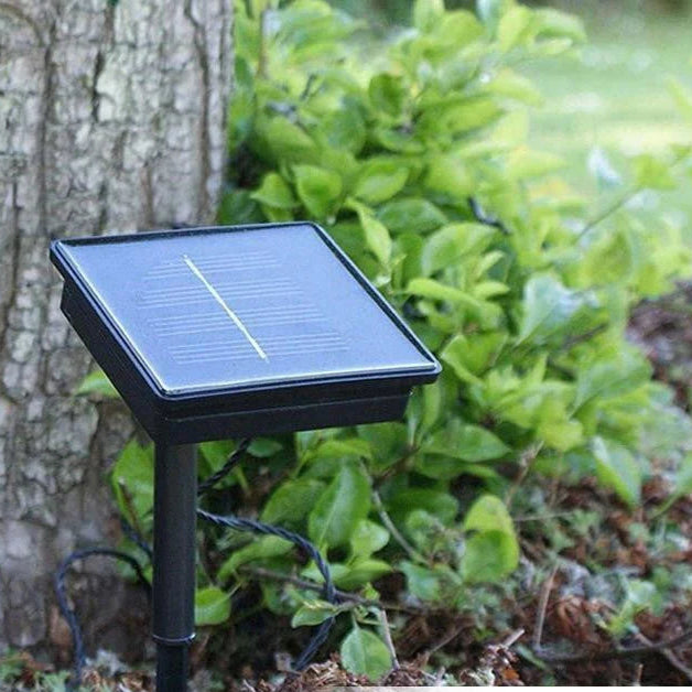 Chaîne Lumineuse en Rotin à Alimentation Solaire - Lumière D' Ambiance pour Votre Maison