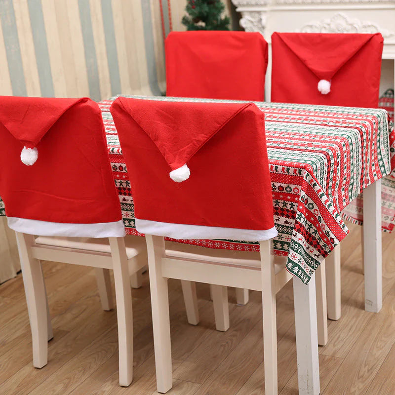 Housses de Chaises Magie de Noël - une Décoration de Fête pour Tes Chaises