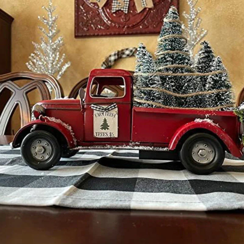 Camion Décoratif Festif - le Charme de Noël pour Votre Maison