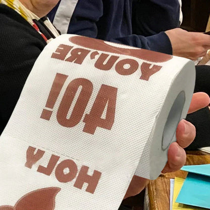 Papier Toilette Amusant - le Plaisir de la Fête pour chaque Salle de Bain