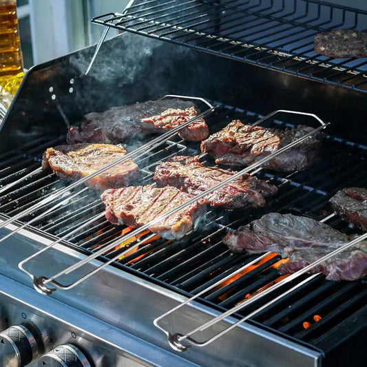 Bbq Support D' Aile en Acier Inoxydable