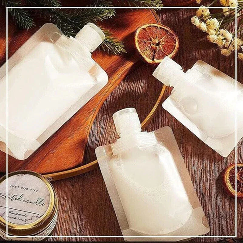 Sachets de Liquide Pratiques pour le Voyage - Lot de 10 pour les Déplacements