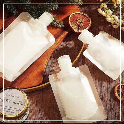 Sachets de Liquide Pratiques pour le Voyage - Lot de 10 pour les Déplacements