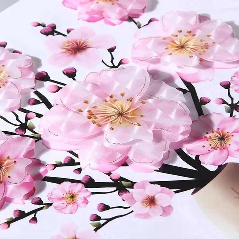 Set de Tatouages Muraux 3d de Fleurs - Bricolage Vase de Plantes