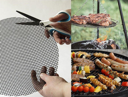 Tapis de Cuisson Anti-adhérent en Téflon - Parfait pour des Grillades sans Stress