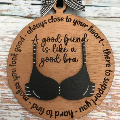 Noëlspirit - Drôle de Pendentif en Bois pour une Décoration Festive