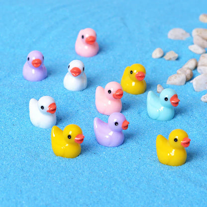Mini Décoration de Canards Jaunes