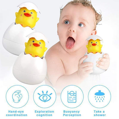 Jouet de Bain à Vaporiser Hatching Poussin