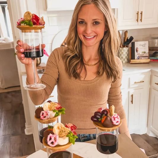 Elégant Verre à Vin - Parfait pour le Vin et les Snacks