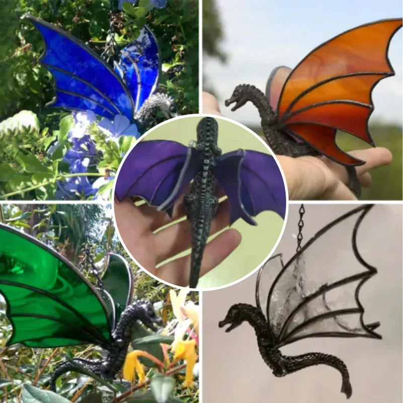 Figure de Dragon Suspendu Colorée