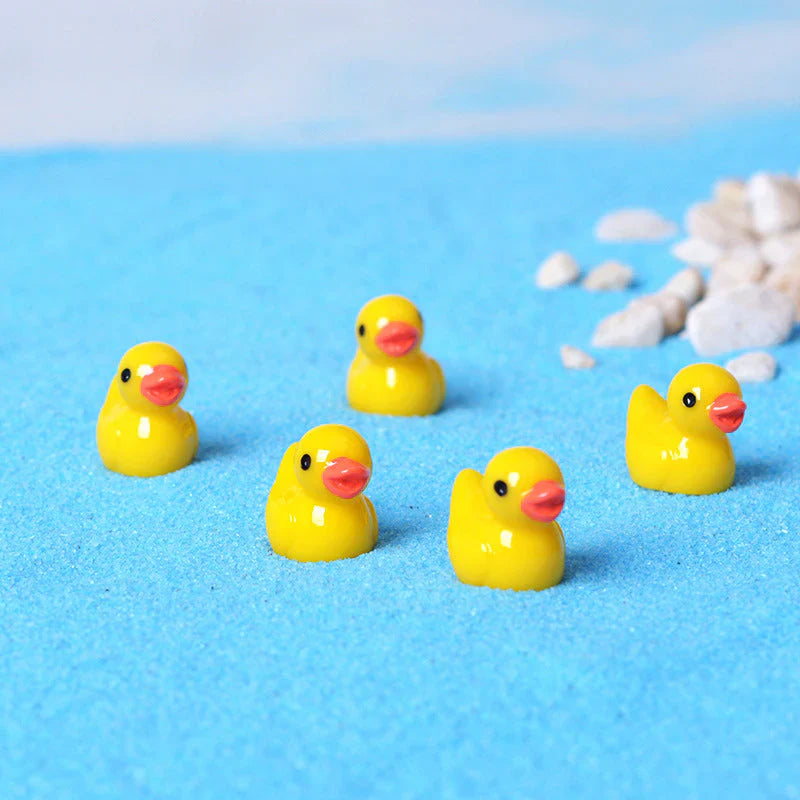 Mini Décoration de Canards Jaunes