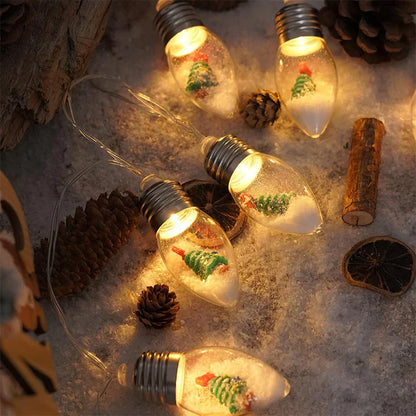 Chaînes Lumineuses Led de Noël Festives - une Lumière Magique pour les Fêtes