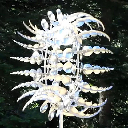 Moulin à Vent en Métal - un Mouvement Magique pour Ton Jardin