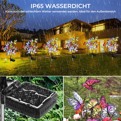 Les Lumières Solaires pour les Papillons dans le Jardin