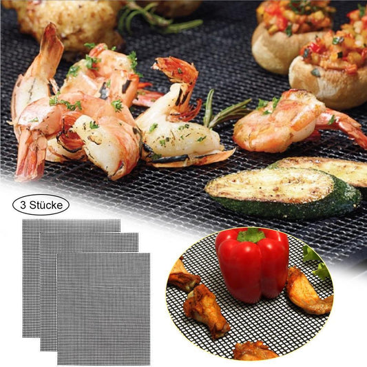 Tapis de Cuisson Anti-adhérent en Téflon - Parfait pour des Grillades sans Stress