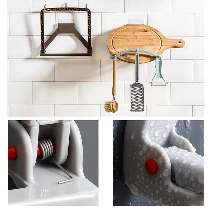 Étagère de Salle de Bain Flexible avec Fonction de Rebondissement