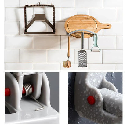 Étagère de Salle de Bain Flexible avec Fonction de Rebondissement