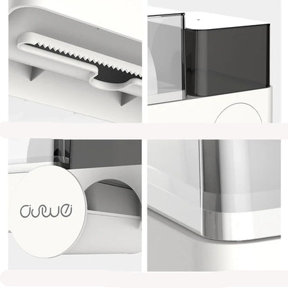 Boîte de Rangement pour Salle de Bain 3 en 1 Montée sur le Mur