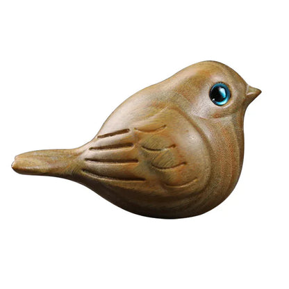Oiseau en Bois de Santal Fabriqué à la Main