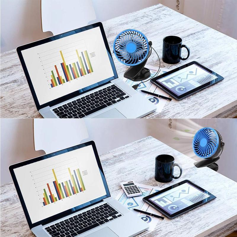 Mini Ventilateur sans Fil 360 ° - Compagnon Flexible pour Toutes les Occasions
