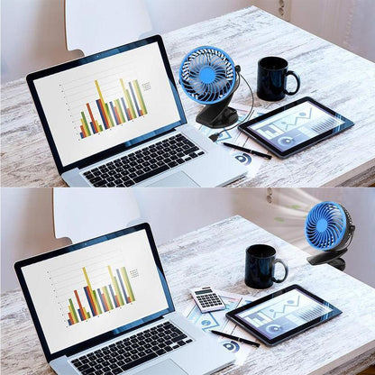 Mini Ventilateur sans Fil 360 ° - Compagnon Flexible pour Toutes les Occasions