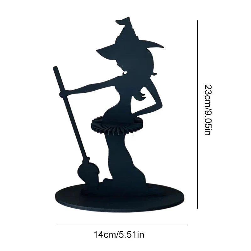 Envoûtement de Sorcière - Rond de Serviette en Bois pour une Décoration de Table Magique
