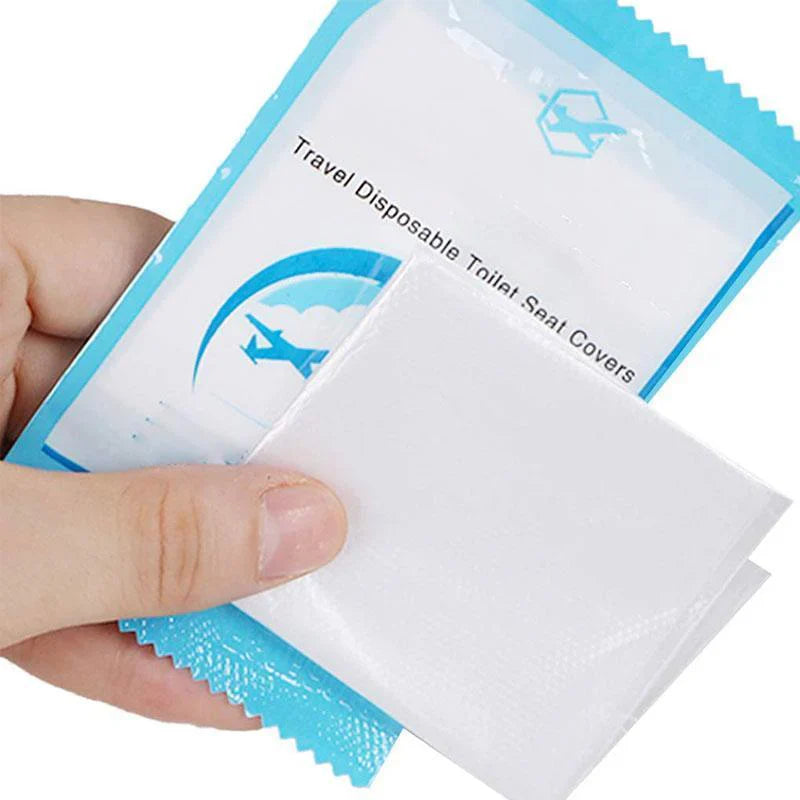 Protection de Siège de Toilette Jetable (50 Pièces)